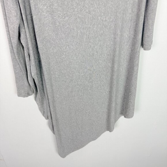 Free People Grapevine Heather Grey Asymmetrical Tunic Top Size Medium M EUC - Picture 13 of 13